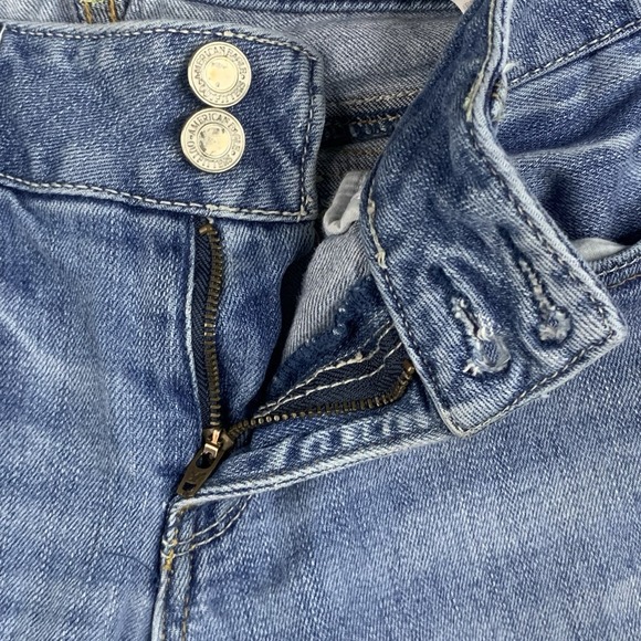 Vintage American Eagle Artist Jeans Womens 8 Low Rise Bootcut Distressed - Picture 4 of 16